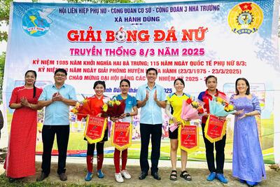 Hành Dũng tổ chức Giải Bóng đá nữ truyền thống 8/3 năm 2025