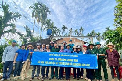 Hành Dũng thực hiện chương trình xóa nhà tạm, nhà dột nát trên địa bàn xã