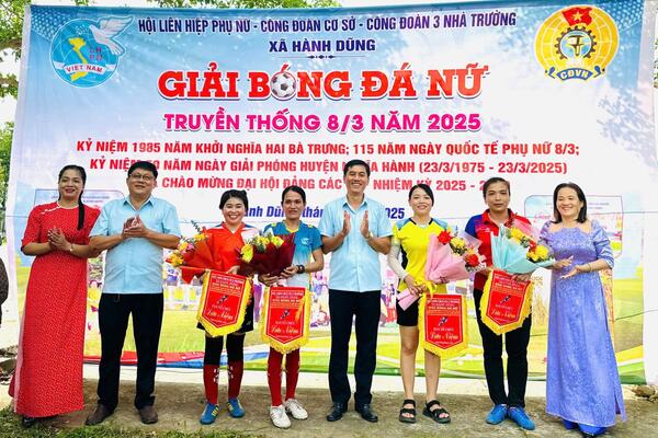 Hành Dũng tổ chức Giải Bóng đá nữ truyền thống 8/3 năm 2025