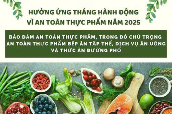 Hưởng ứng tháng hành động vì An toàn thực phẩm năm 2025.